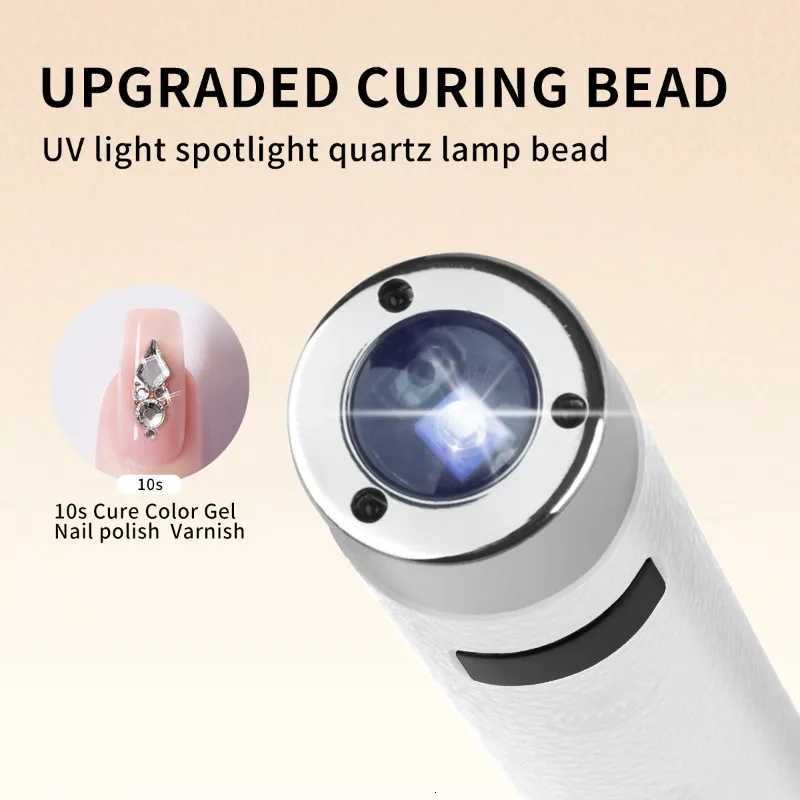New UV LED Nail Lamp with Ai Sensor Desk Handhold Drying Lamp Cordless Portable Nail Dryer for Gel Nails Manicure Salon ToolsT251216