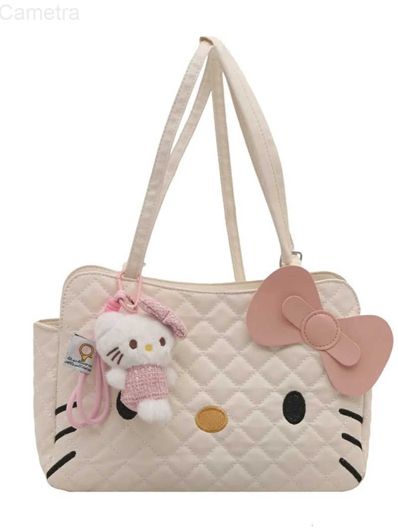 Sanrio Hello kitty Cute Multifunctional backpack Womens Fashion Niche Advanced Sense Large Capacity Fashion Shoulder Bag H251216