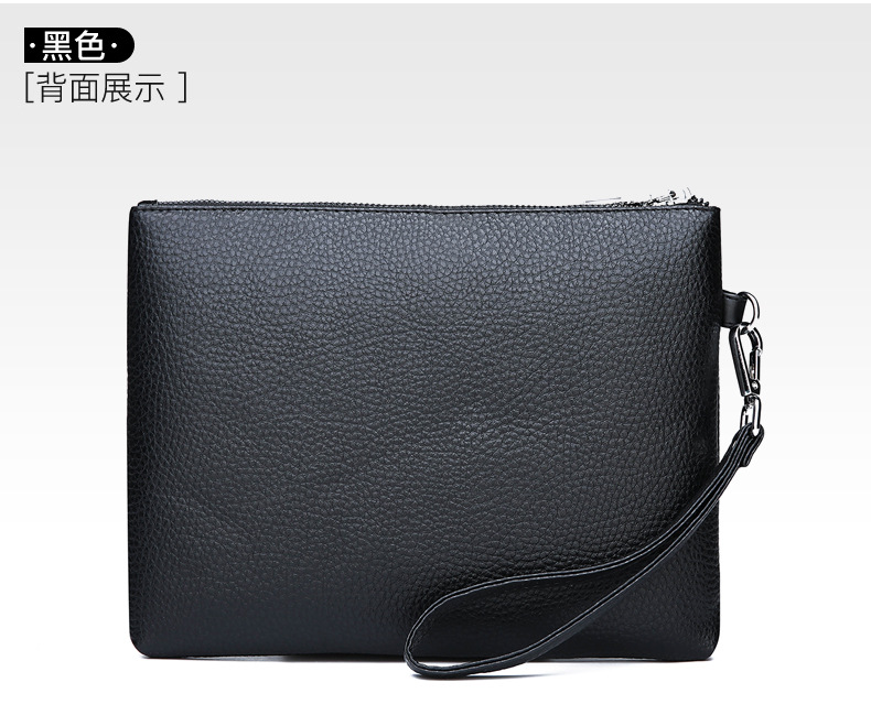 Free shipping wallet niche designer brand men's new casual men's handbag PU soft leather men's bag mobile phone bag large capacity wall