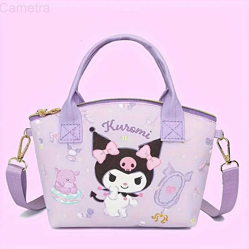 Sanrio Lightweight Stylish Handbag Cute Handbag Large-capacity Woman Convenient Shopping Bag Hellokitty Crossbody New H251216