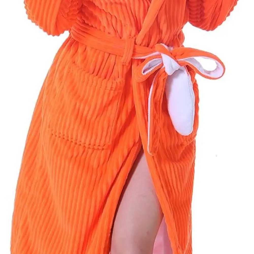 Flannel Hooded Animal Print Bathrobe for Adults - Soft Cozy Pajamas for Halloween Christmas Cosplay C251216