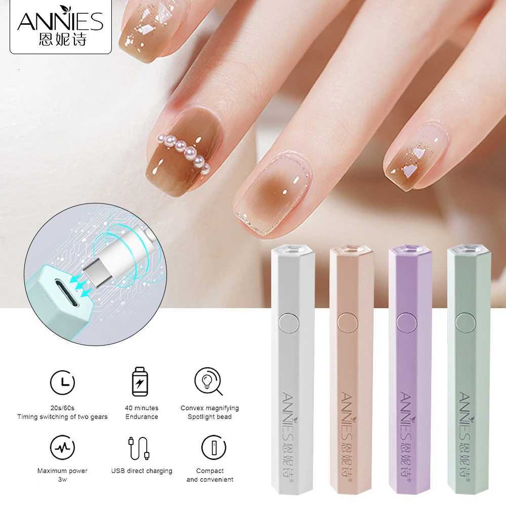 Portable Hand-held Nail Dryer Mini UV Nail Polish/Gel Baking Lamp Fast-dry Photo Lamp 9LEDs UV Flashlight Nail Art ToolsT251216