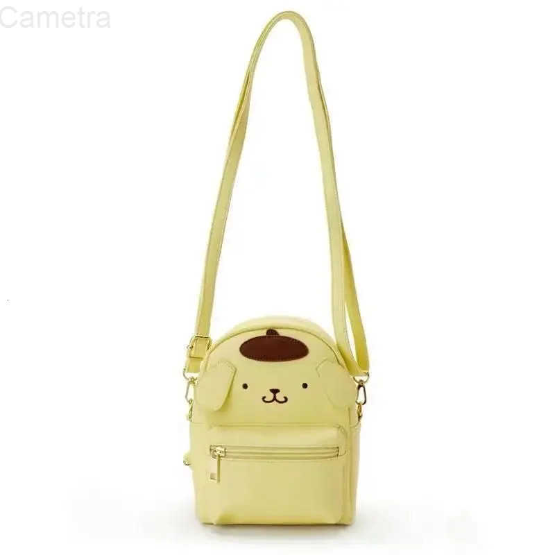 Sanrio Pu Hello Kittys Crossbody Bag New Cinnamoroll Kawaii Cartoon My Melody Backpack Kuromi Multifunctional Two-Purpose H251216