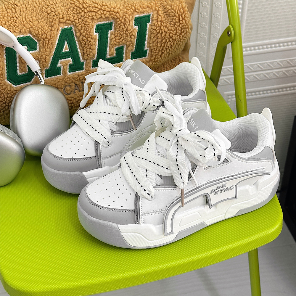 Unisex Zapatillas Couples Sport Shoe Autumn Platform Casual Shoe Elevated Hip Hop Board Shoes Tennis Shoe Men Women Vulcanize 44 240911