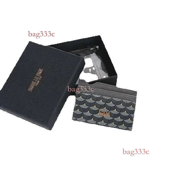 New Fish Scale Pattern Printed Wallet, Genuine Leather Card Holder, Canvas Coin Purse, Small Bag For Men And Women