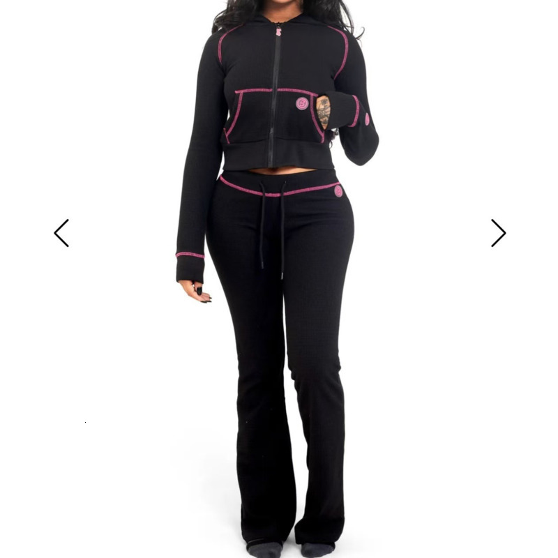 Womens Tracksuits Two Pieces Set New Fashion Clothing Hot-selling Cardigan Long Sleeve Long Pants Set 7 Colours