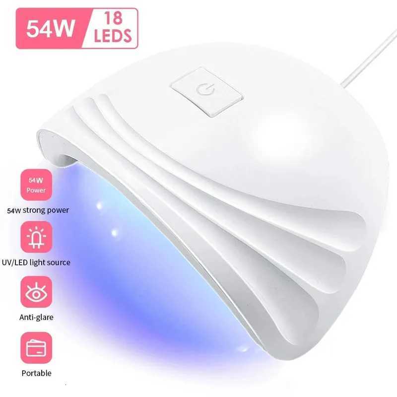 HALAIMAN High-Efficiency Nail Drying Lamp Uv Light For Gel Nails Dryer Led Lamp For Nails Accesories All For Manicure ToolsT251216