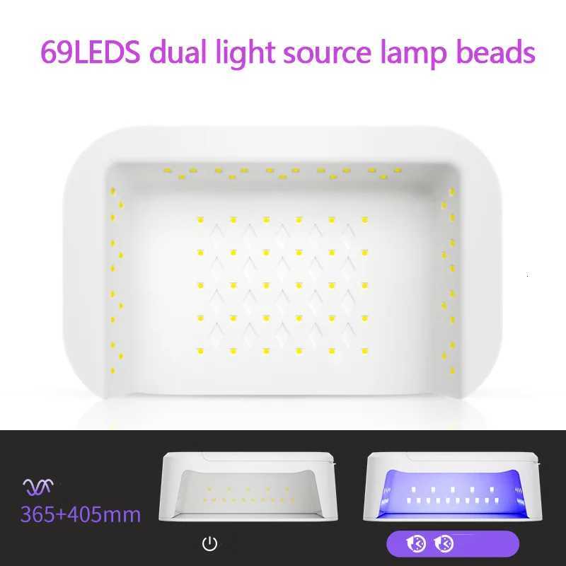 228W Nail Lamp With Hand Rest Pillow Holder UV LED Lamp Professional Gel Nail Dryer Nail Polish High-power Drying Manicure ToolsT251216