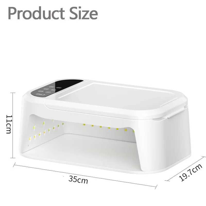 228W Nail Lamp With Hand Rest Pillow Holder UV LED Lamp Professional Gel Nail Dryer Nail Polish High-power Drying Manicure ToolsT251216