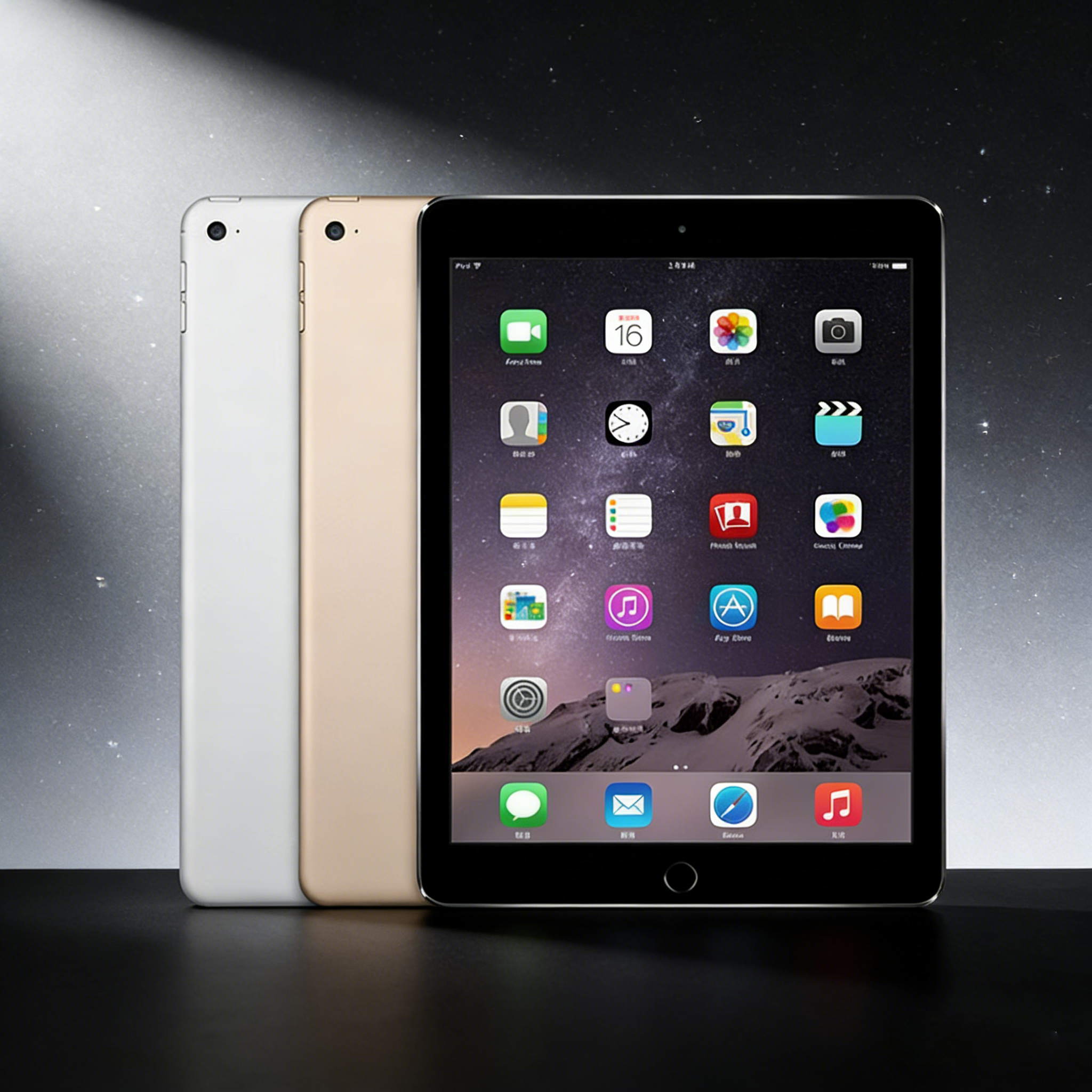 90% new iPad tablets - Mini 1/2/3/4 and Air 2 models, multiple configurations available, come with a protective case, suitable for office and study.