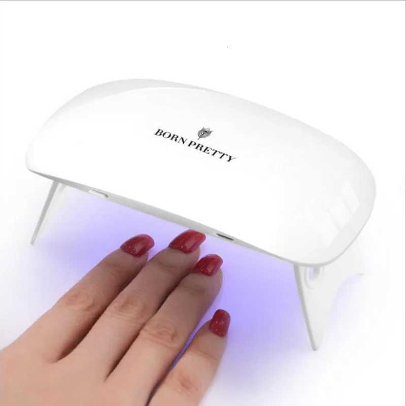 Portable Mini 6W LED Lamp Nail Dryer USB Charge 30s 60s Timer LED Light Quick Dry Nails Gel Manicure For Nail ArtT251216