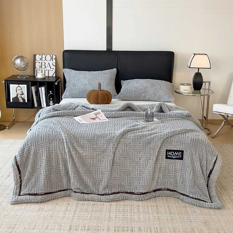 Single/Queen/Super King Thicker Fleece Throw Blanket for Bed or Sofa Soft Plush Blanket H251216 - view 6