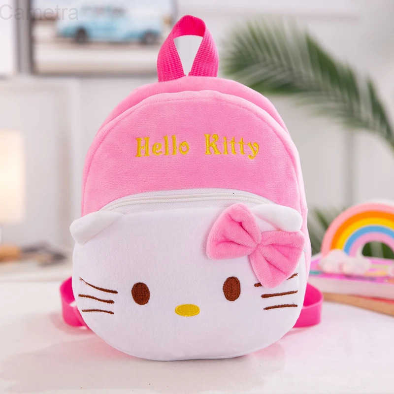 Sanrio Hello Kitty Anime Cute Backpack Cartoon Plush Backpack Kindergarten Schoolbag Kawaii Shoulders Bag Cosplay Girls Surprise Gifts H2512161