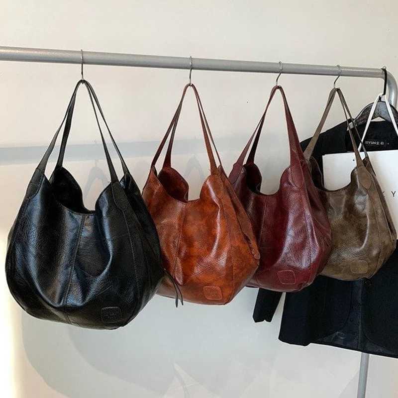 Vintage Womens Bag PU Leather Large Capacity Marble Grain Shoulder Bag Daily Commuter Handbag Shopping Totes M251216