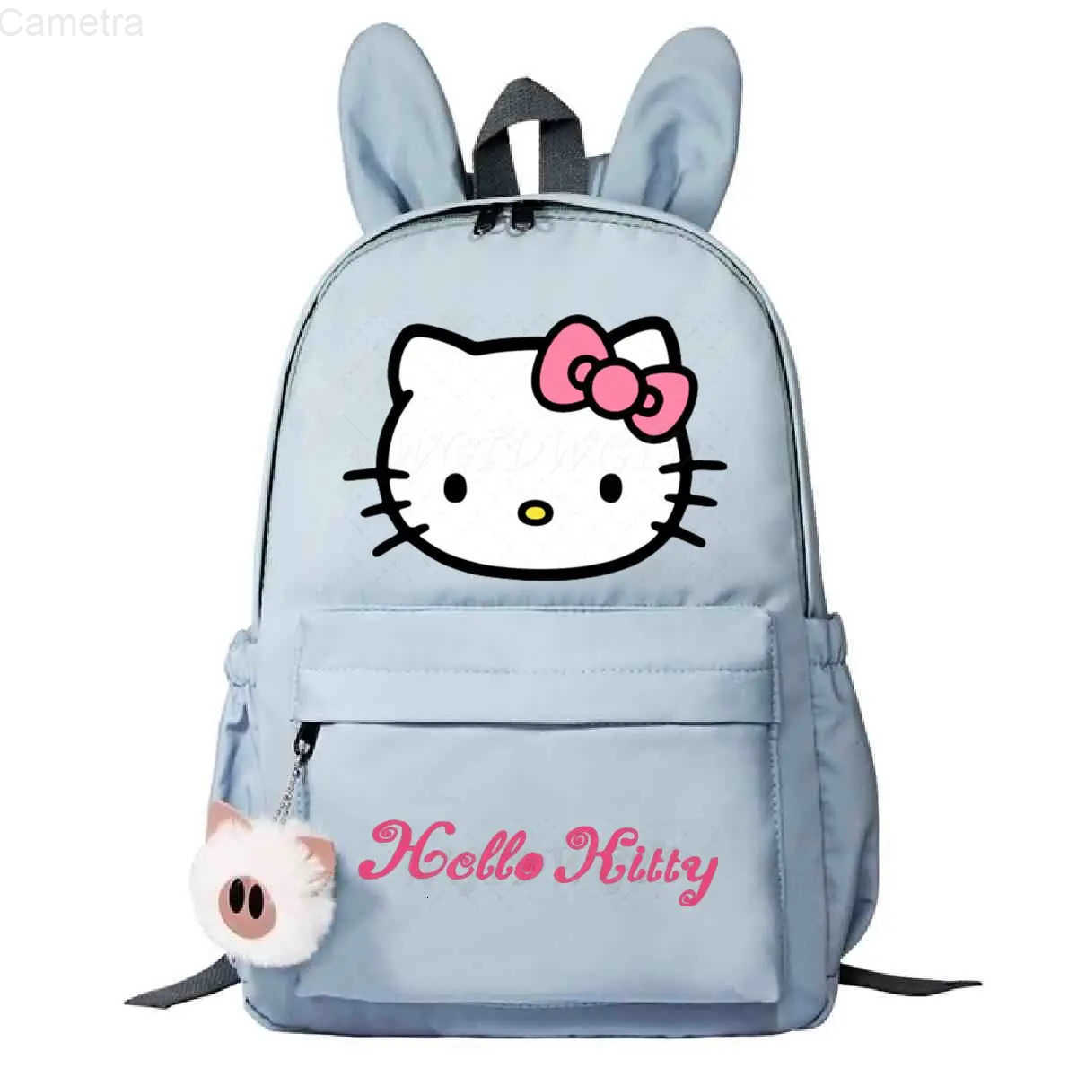 Sanrio Cute Hello Kitty Schoolbags for Girls Teenager Children Rucksack Cartoon Schoolbags Rabbit Ears Mochila Hello Kitty Backpack H251216