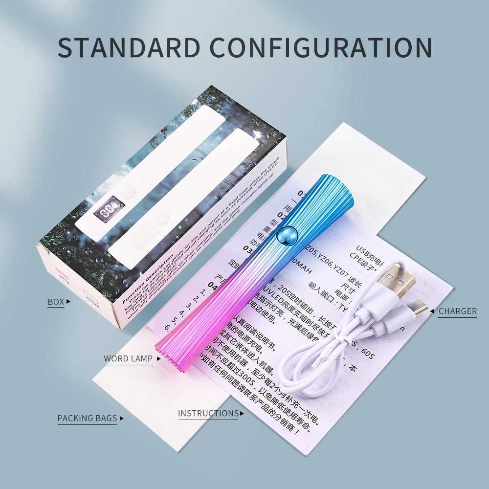 Mini Portable UV LED Nail Lamp Fast Drying Gel Curing Light for All Gel Polish Portable Salon Quick Dry USB Nail Dryer For HomeT251216