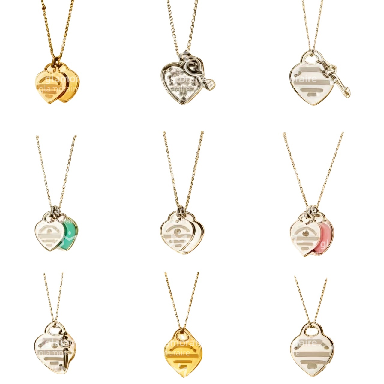 Necklace designer necklace luxury jewelry designer jewelry women diamonds love metal chain thin letter pendant charm necklaces Valentines Day gift very good