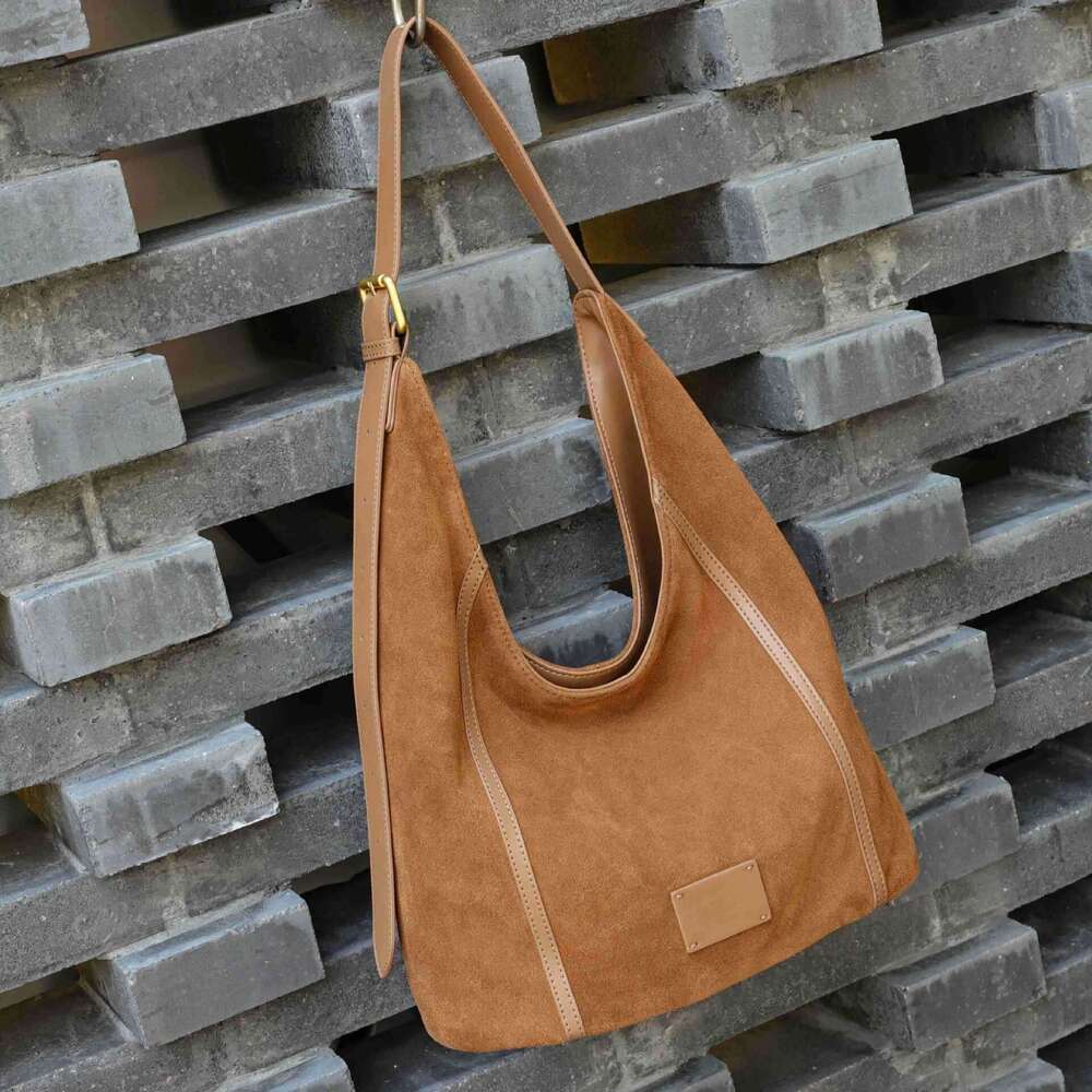 Luxury bag designer bag handbag Hobo large capacity single shoulder women's S leather retro crossover fashion matte cowhide casual niche style