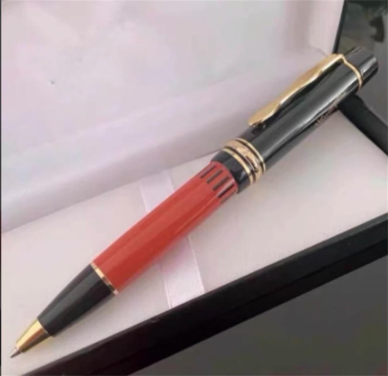 wholesalea Ernest Hemingway orange Resin Rollerball Pen Ballpoint Pen Stationery Office School Writing Fountain Pens