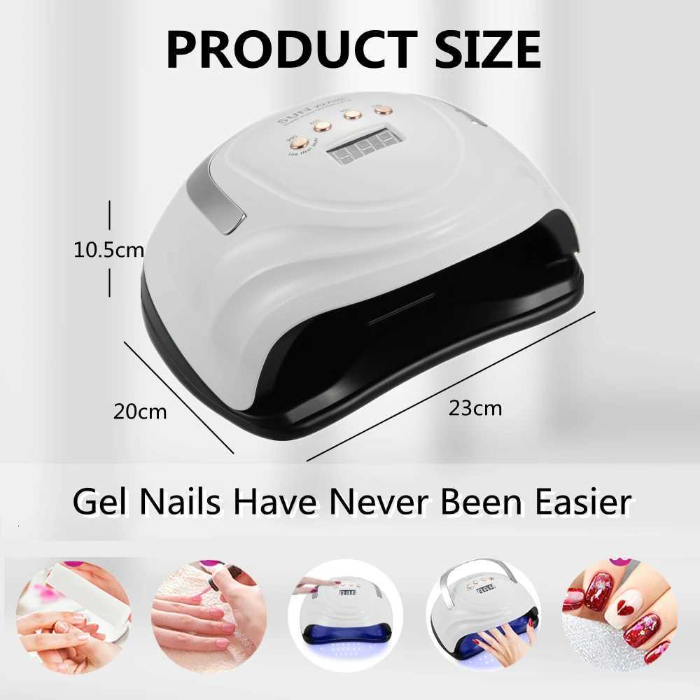 SUN X27 MAX New Nail Dryer UV LED Nail Lamp 81 Beads Gel Nail Quick Drying Curing Light Manicure Machine Art Salon ToolT251216