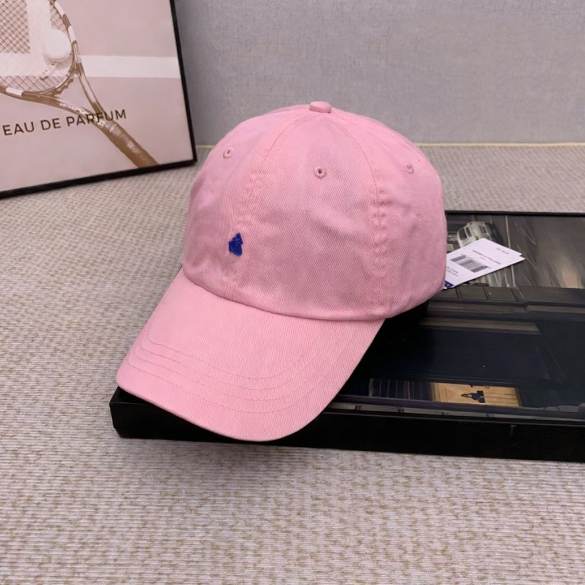 Unisex Summer Washed Cotton Baseball Cap - Classic Pony Embroidery | Burgundy Stylish Breathable Sun Hat for Daily Outdoor Casual