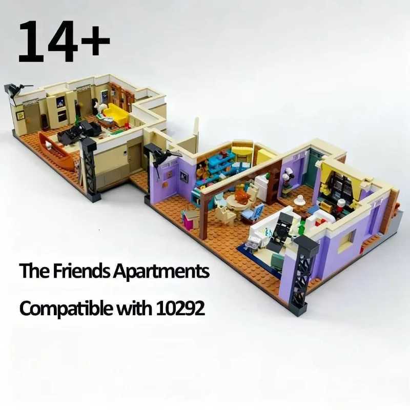 2025 NEW IN FIT 10292 Old Friends Apartment Building Blocks Model Bricks Movie Series 2048PCS Toys Christmas Birthday Gifts X251216