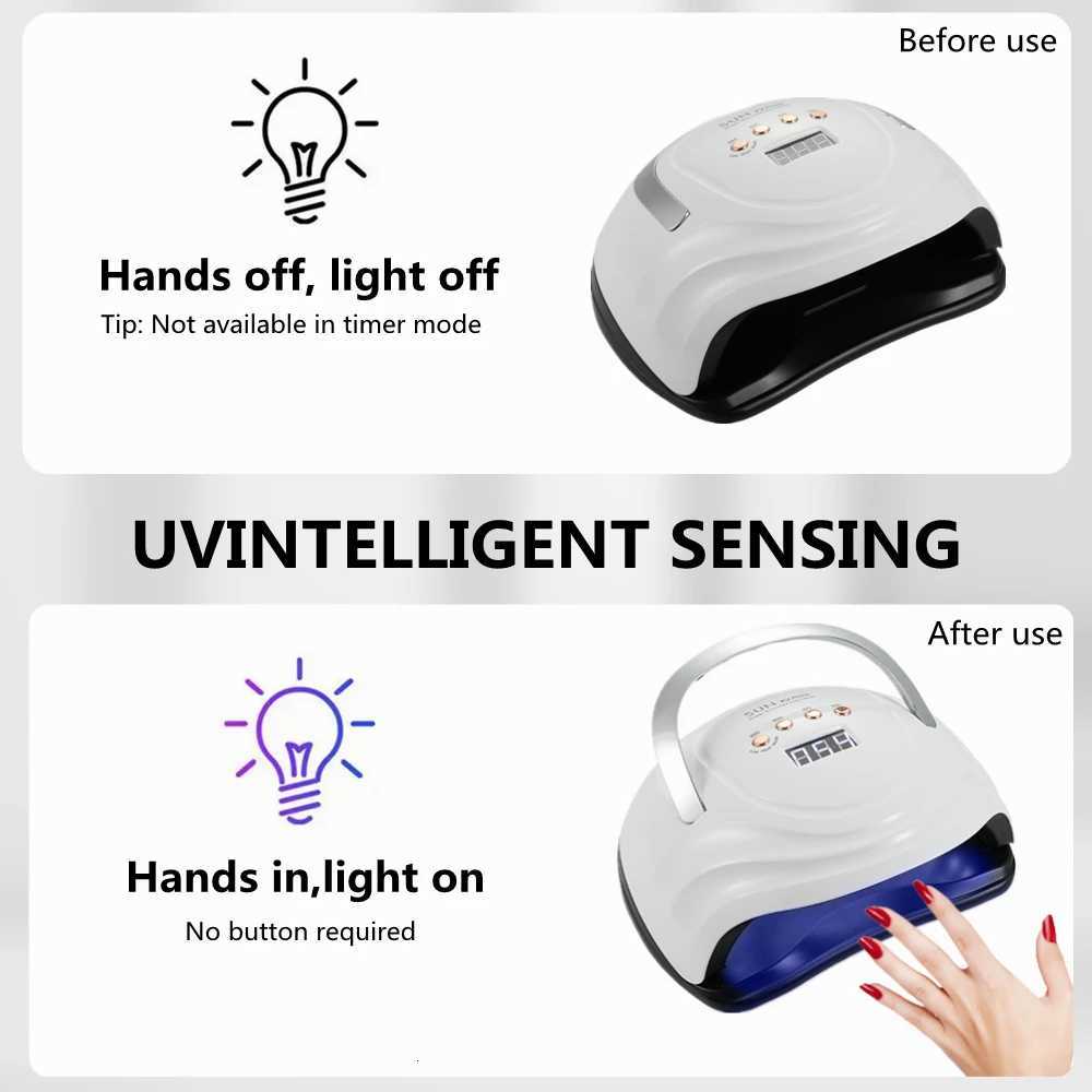 SUN X27 MAX New Nail Dryer UV LED Nail Lamp 81 Beads Gel Nail Quick Drying Curing Light Manicure Machine Art Salon ToolT251216