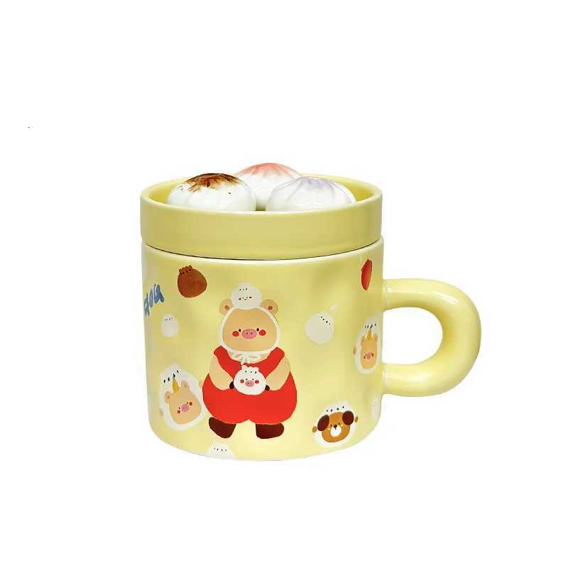 Funny Cups of Coffee Ceramic g With Lid Breakfast Cups Cute gs Personali Gift Cup for Tea Drinkware Christmas H251215
