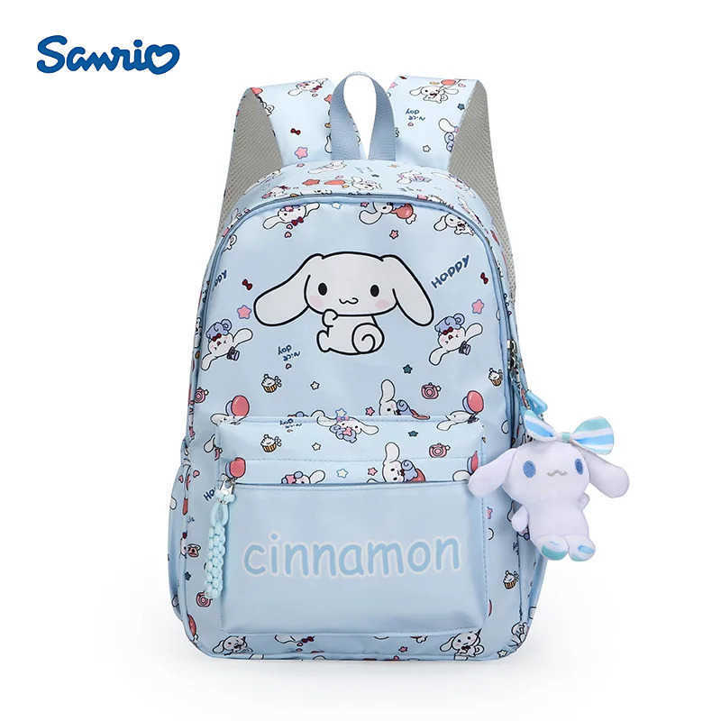 Sanrio Backpack Cinnamoroll Anime Student School Bag Cartoon Backpack Lightweight Large Capacity Outdoor Travel Storage Gift H251216