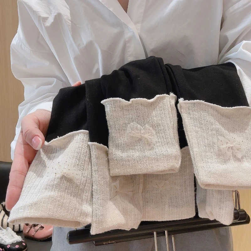 Sanrio Girl Clothes Set Autumn Kid Sweatshirts Pullover Hello Kitty Top Lace Trimmings Leggings 2pcs Suit Children Tracksuits Outfit H251216