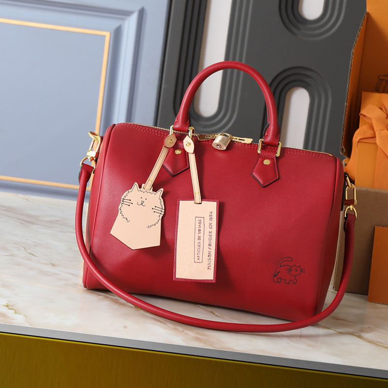 Luxury Bag P9 Designer Bag speedySoft 30 Travels With Leather Shoulder Bags Fashion Crossbody bag Women Handbag Lady totebag Cross body Free Shipping