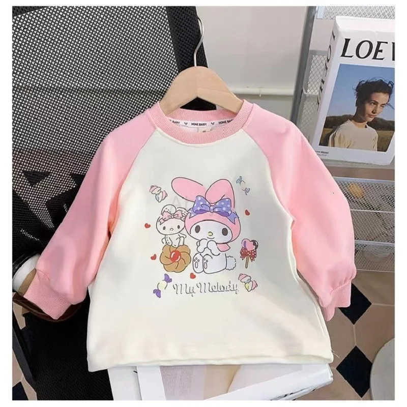 Sanrio Autumn Clothes Baby Girl Cartoon Sweater Top and Legging Pant Set Children Cotton Letter Pullover Sport Trousers 2pcs Suit H251216