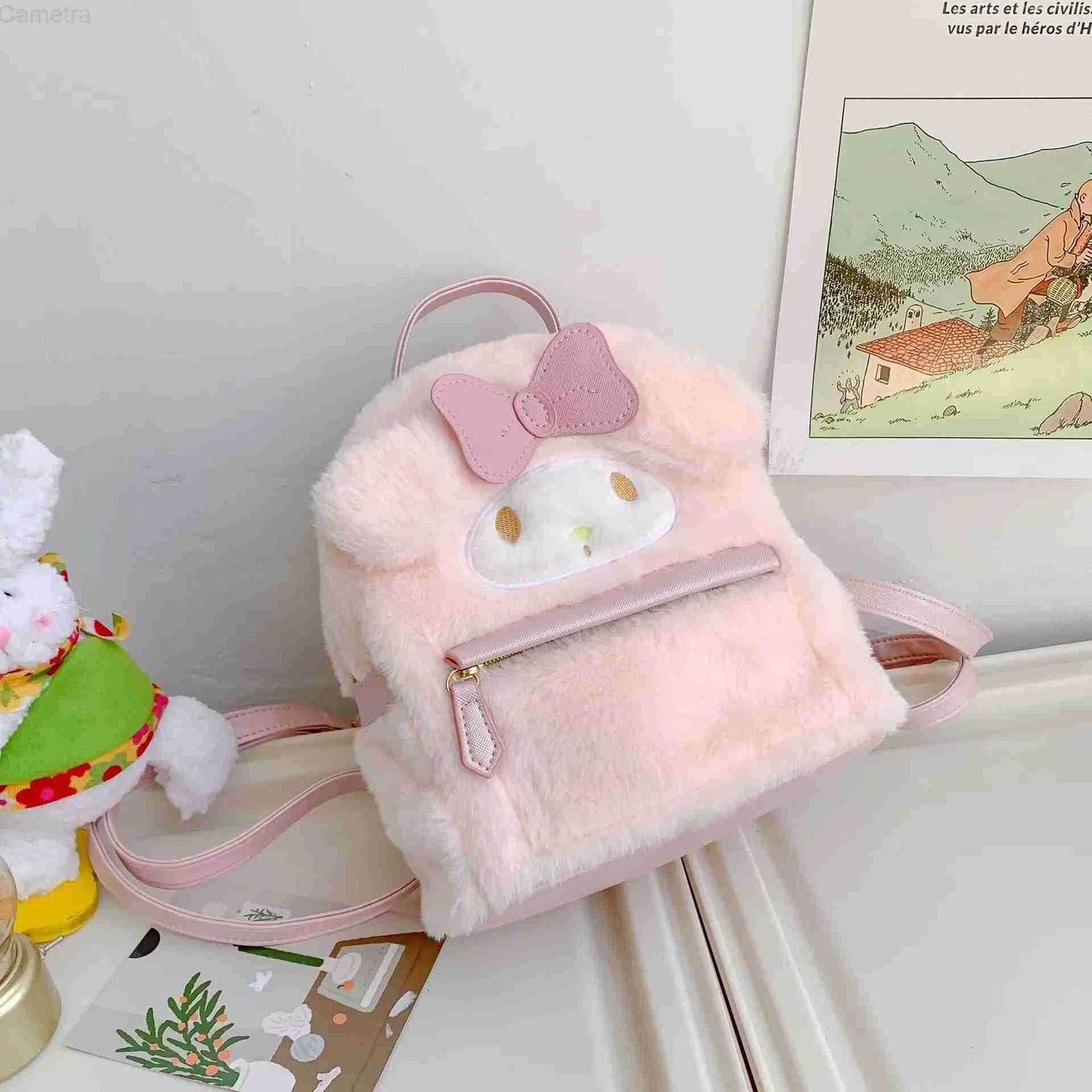 Sanrio Kawaii My Melody Cinnamoroll Anime Schoolbags Cute Cartoon Backpacks Fashion Satchel Womens Bagpacks Christmas Gifts For Girls H251216