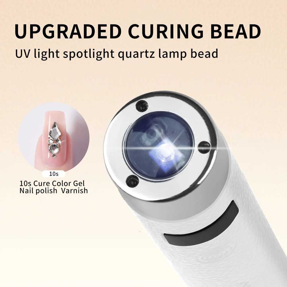 UV LED Nail Lamp with Smart AI SensorRechargeable Portable One-Character LightEffect Professional Manicure Device with DisplayT251216
