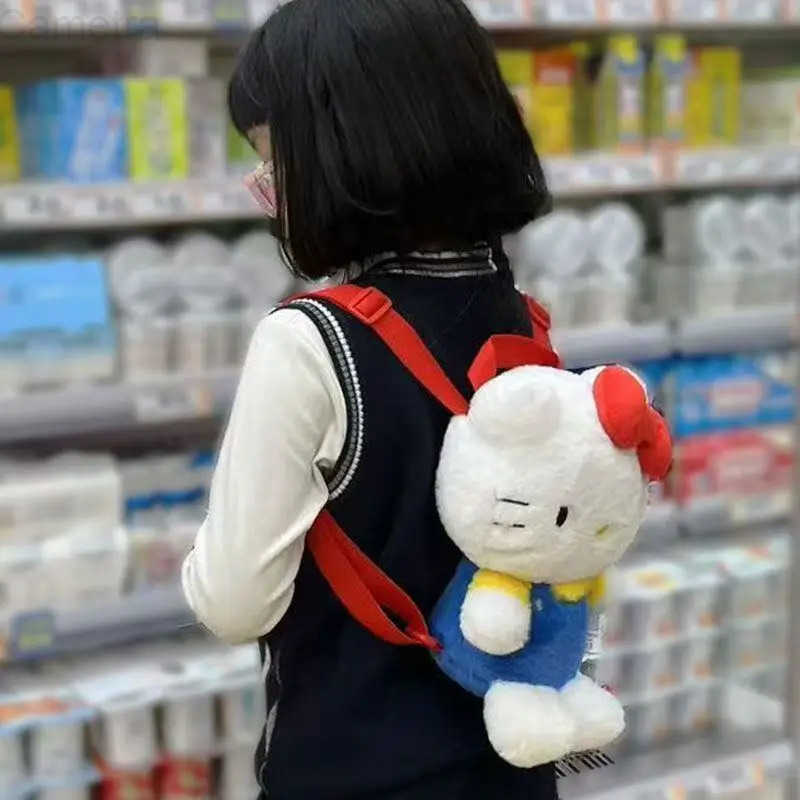 Sanrio Hello Kitty Backpack Cute Plush Backpack Ornaments Childrens Gifts H251216
