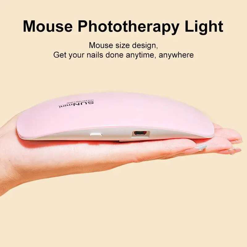 Professional 6W Mini Nail Dryer Machine USB Portable LED UV Manicure Lamp Home Use Nail Lamp For All Nails Drying Polish VarnishT251216