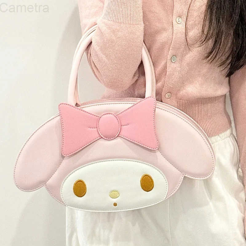 Sanrio New Anime Hello Kitty My Melody Cartoon Pu Leather Messenger Bag Handbag Cute Shoulder Bag Girls Bag Birthday Gift H251216