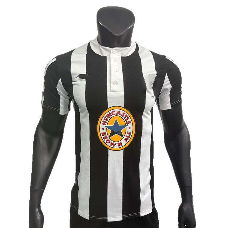 95-96 Retro Newcastle Home Short Sleeve Football Jersey