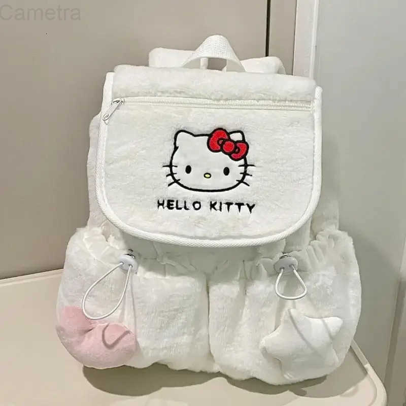Sanrio Anime Cinnamoroll Girl Leisure Large Capacity Backpack Student Gift Cute Hello Kitty Bag Crossbody Bag New Kawaii Bag H251216