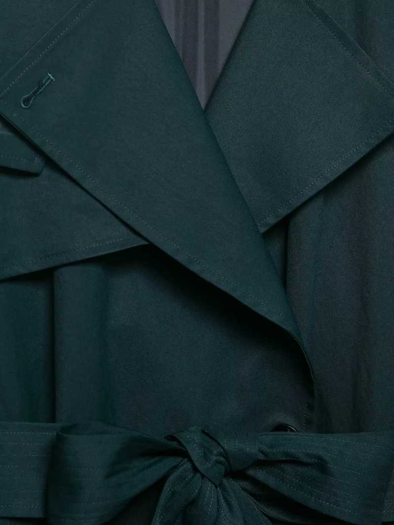 ETJ 2025 autumn winter new womens ZW series fashion street British style epaulettes decorated loose long trench coatT251216