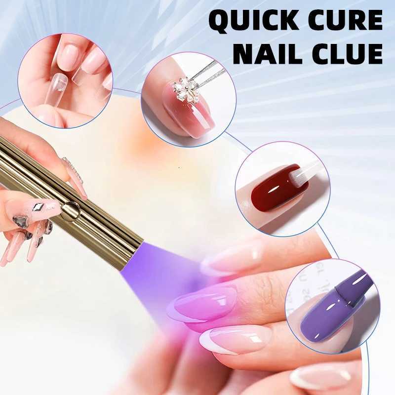 Mini UV LED Nail Dryers 3W Portable Quick Nail Drying Lamp USB Rechargeable Mini Flashlight Pen For Nail Gel Curing Salon ToolsT251216