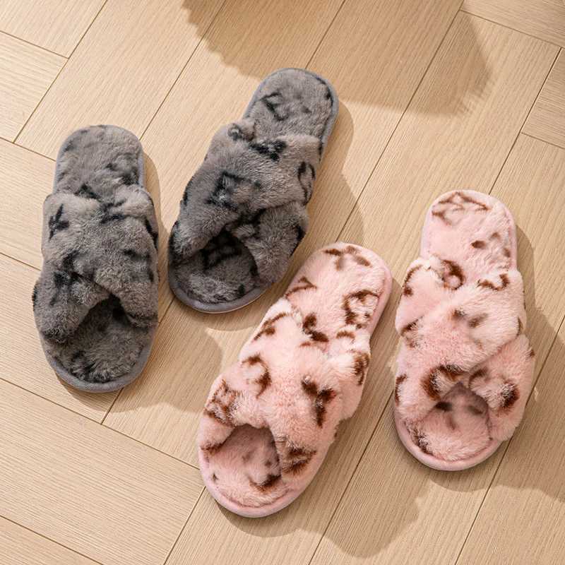 Fluffy Womens Slippers Home Autumn Winter Luxury Designer Woman Shoes Flat Trend Indoor Fuzzy Fur Slides Plush Elegant Footwear Z251216
