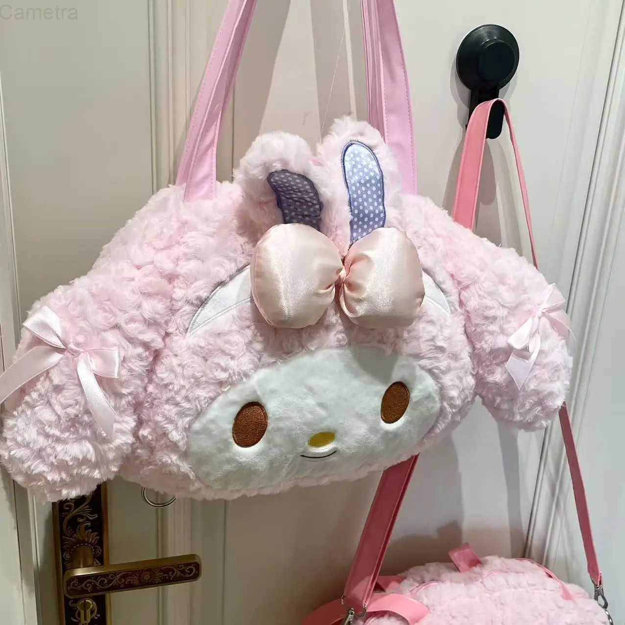 Sanrio Cinnamoroll Backpack Lovely Messenger Bag Cartoon My Melody Sweet Piano Plush Bag Shoulder Bag Tote Bag Gifts Girl H251216
