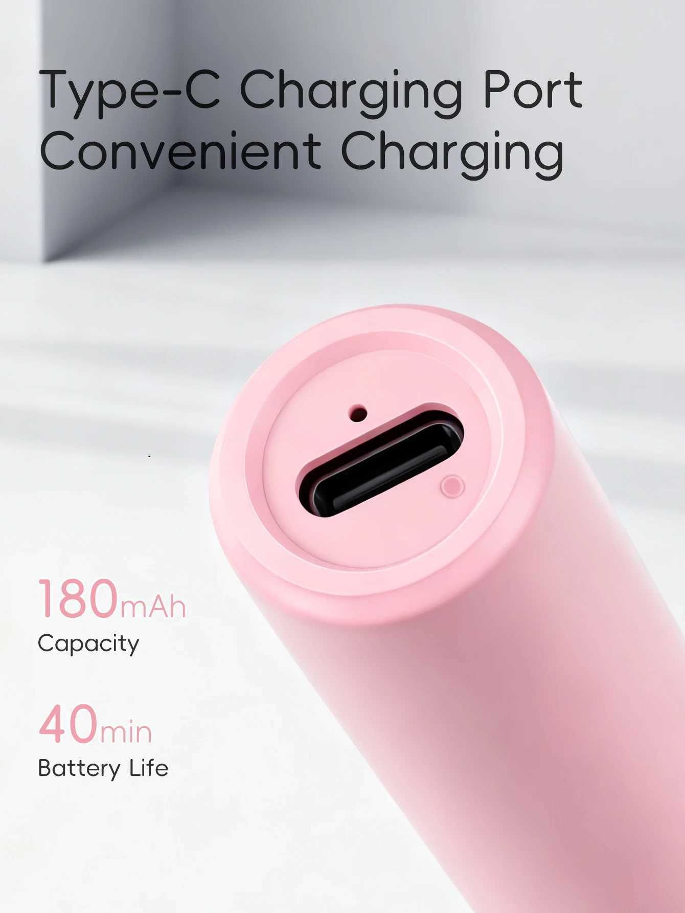 1Pc Pink On-Screen Display Handheld Nail Art UV Lamp For Gel Nails Mini Nail Light Portable LED Nail Lamp USB Nail DryerT251216