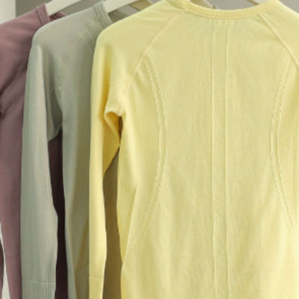 Women 10A Long luluity lemonive Sweatshirt Short Sleeve Crop luluity lemonive sets T Shirt Workout Sport luluity lemonive shirt Jogging Sportswear Yoga Outfit