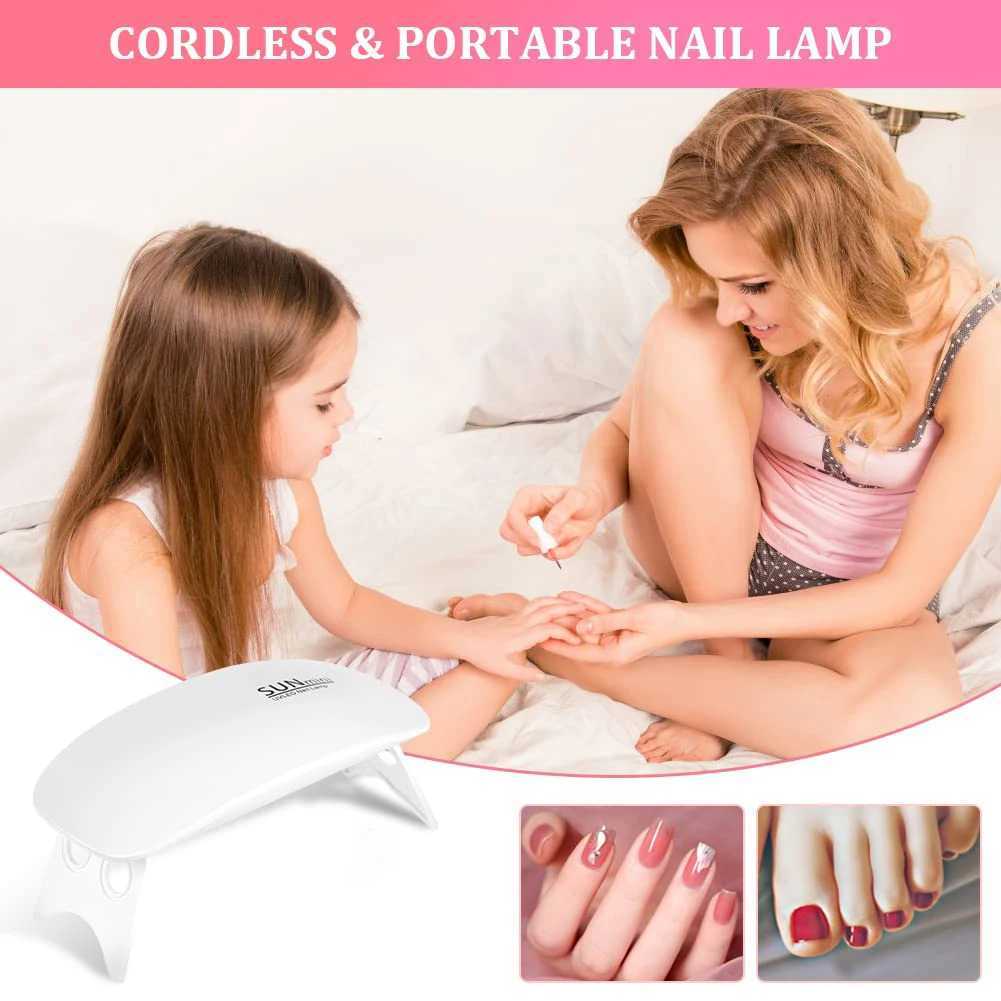 LULAA Mini UV LED Nail Lamp Professional LED Gel Nail Dryer with USB Curing Lamp Nail Art Tool Accessory for Home DIY UseT251216