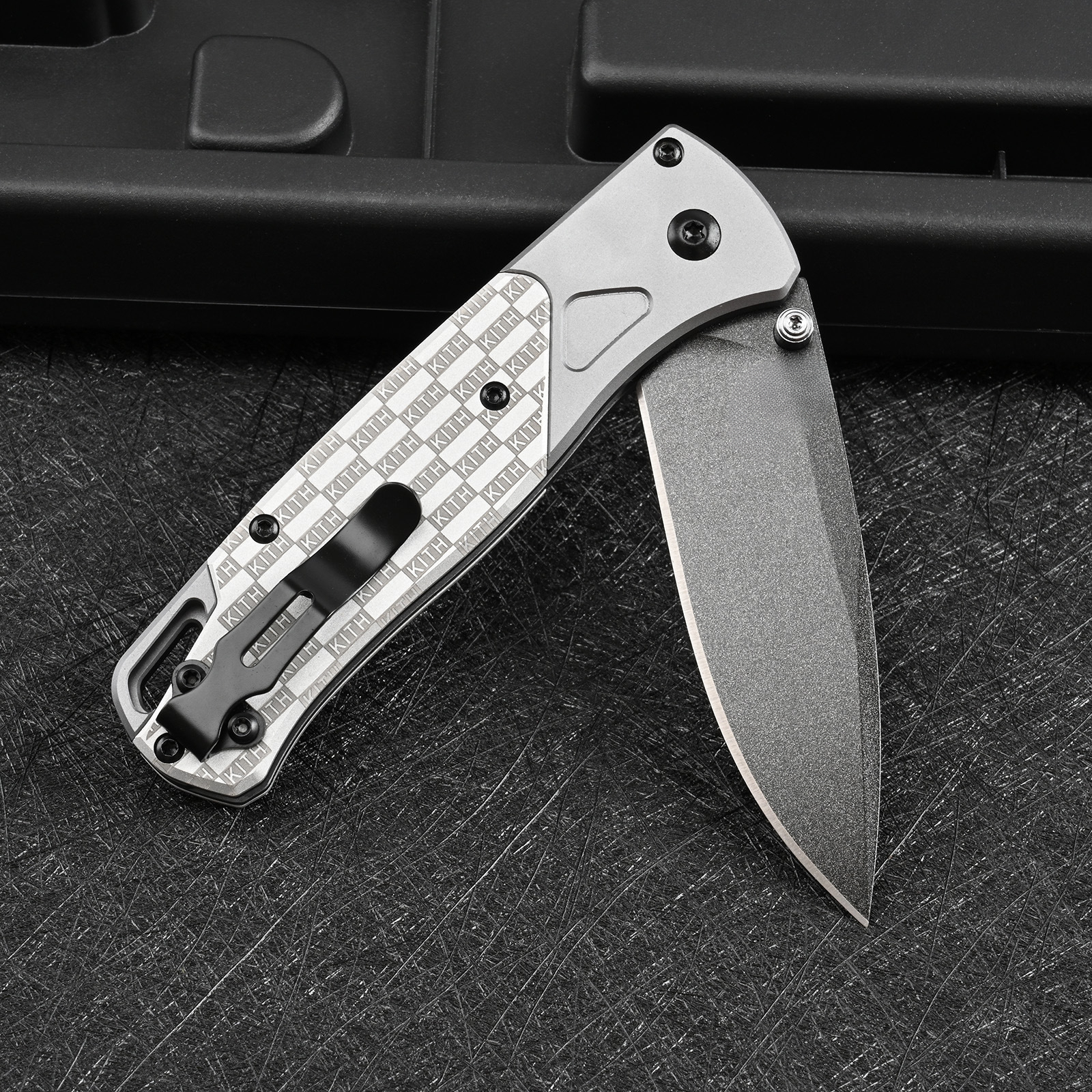 Free Wolf KTH-535 Pocket Folding Knife M390 Blade Aluminium Alloy Handle Bearing Utility Camping Outdoor Survival EDC Knife