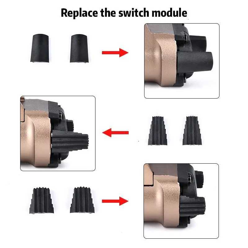 WADSN PL350 PLHv2 Flashlight 18350 16340 Tactical Pistol Gun Light High Power Metal Lamp Fit 20mm Picatinny Rail Airsoft HuntingXJ251216