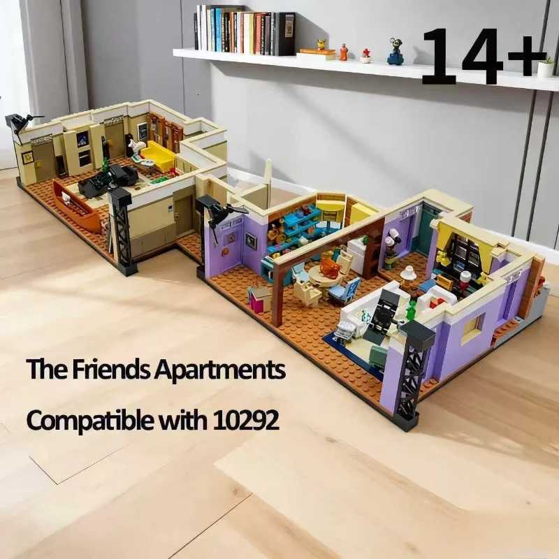 2025 NEW IN FIT 10292 Old Friends Apartment Building Blocks Model Bricks Movie Series 2048PCS Toys Christmas Birthday Gifts X251216