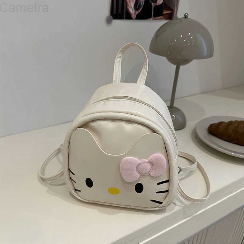 Sanrio HELLO HAPPY Hello Kitty Cartoon Cute Mini Backpack For Fun Fashionable Versatile Backpack H251216